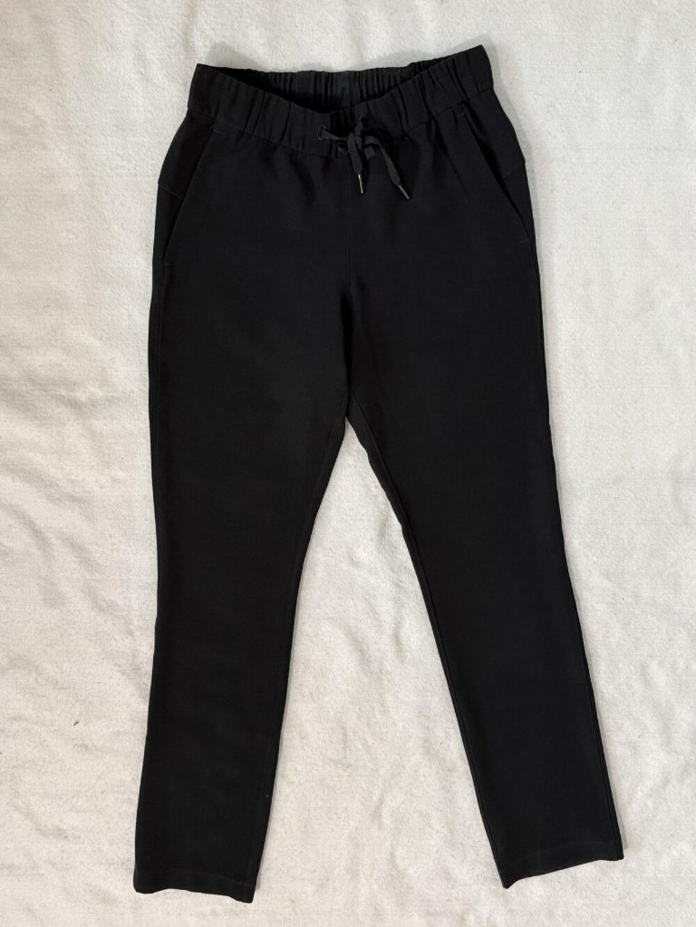 Lululemon On the Fly Trousers Black 4 Tall NWOT Wrinkle Free Travel